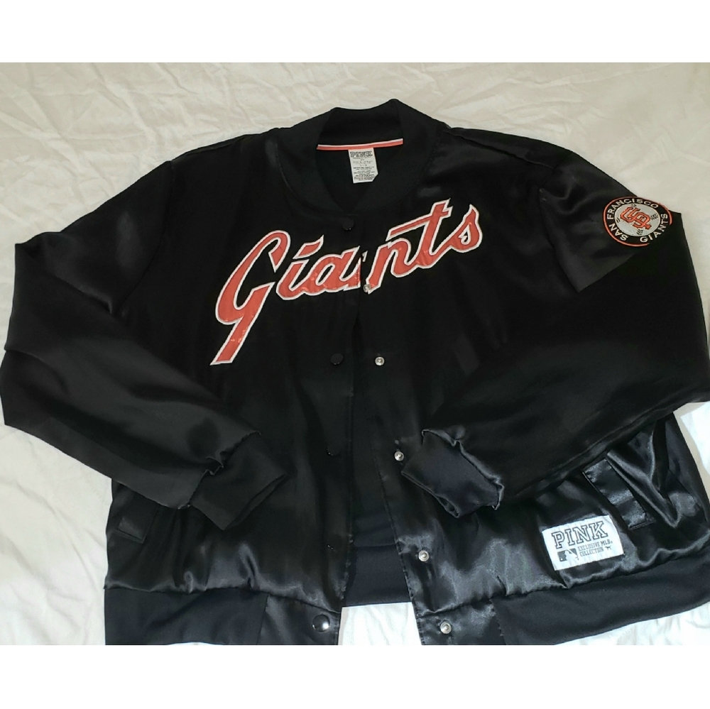 Victoria's secret san Francisco Giants bomber jack
